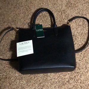 Lauren Ralph Lauren black crossbody bag